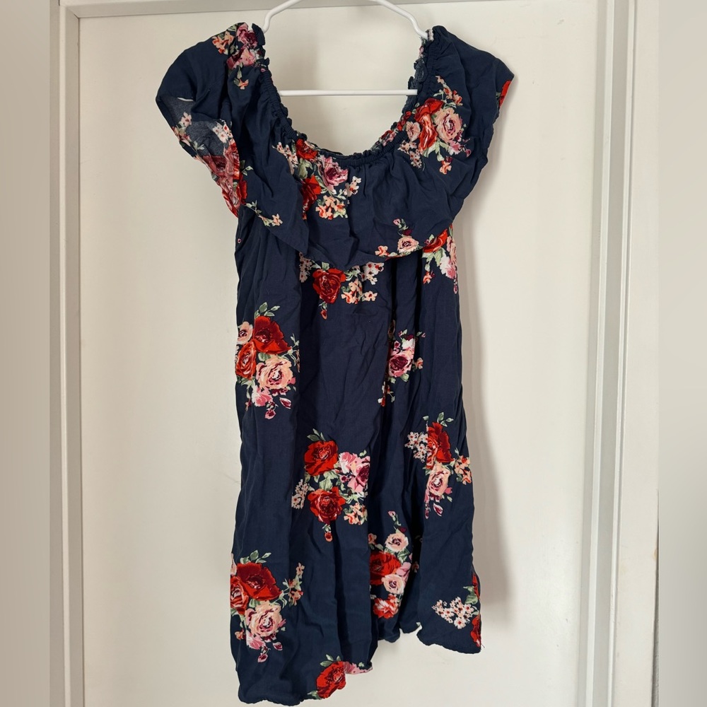 Off shoulder floral dress